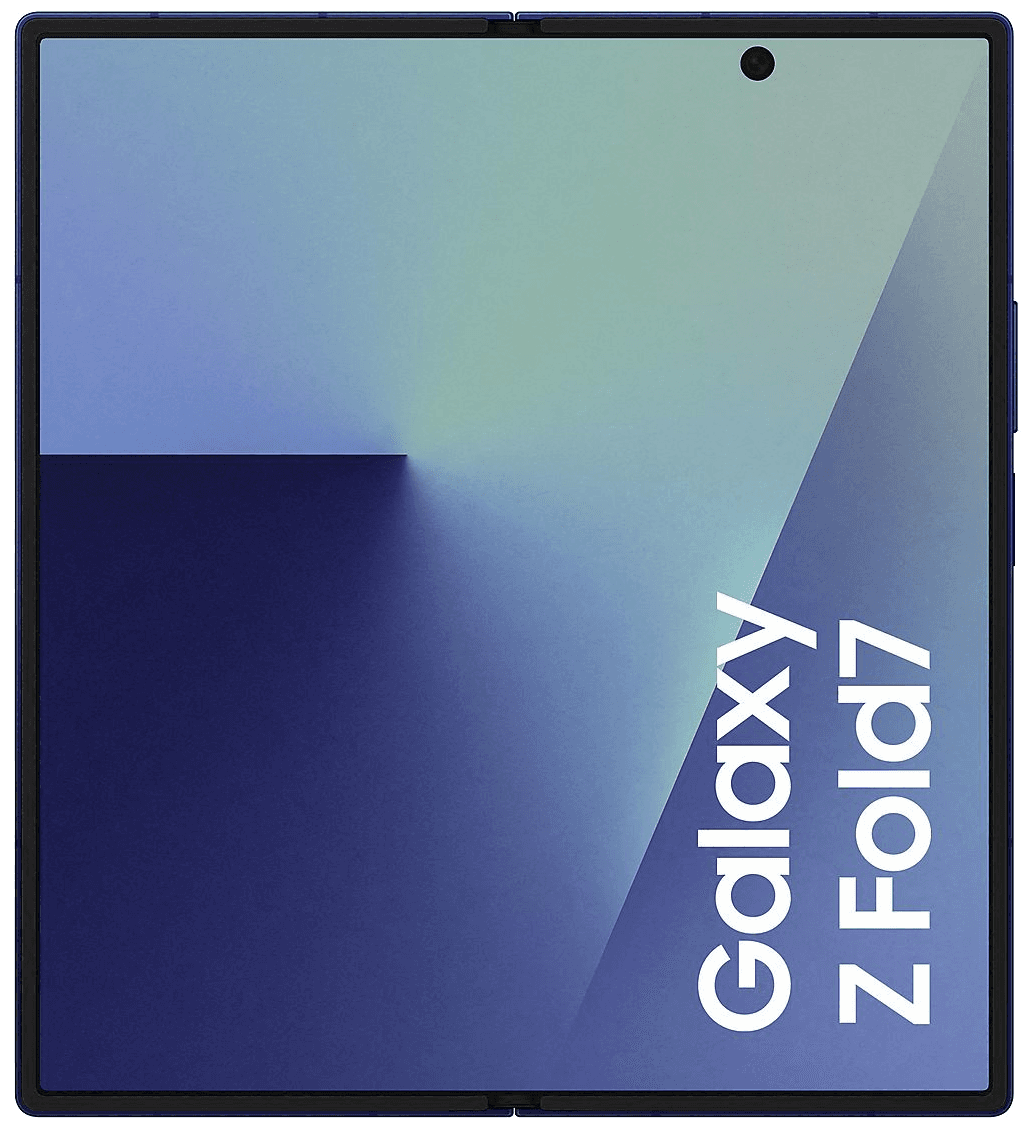 Samsung Galaxy Z Fold7 in Blue Shadow, aufgeklappt
